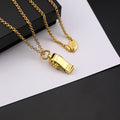 chrome hearts 24 gold holy sword whistle pendant