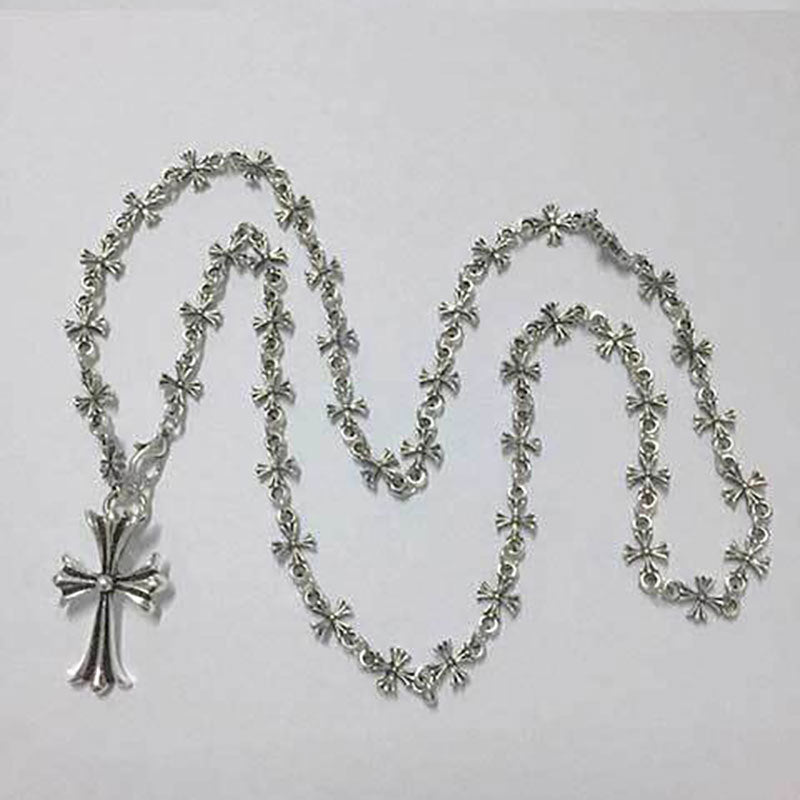 chrome hearts Cross chain Necklace