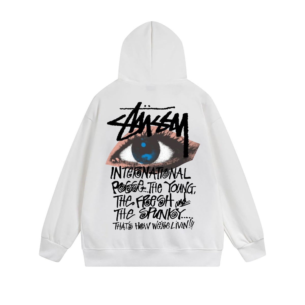 Stussy Hoodie Zip Cardigan Hooded Sweater