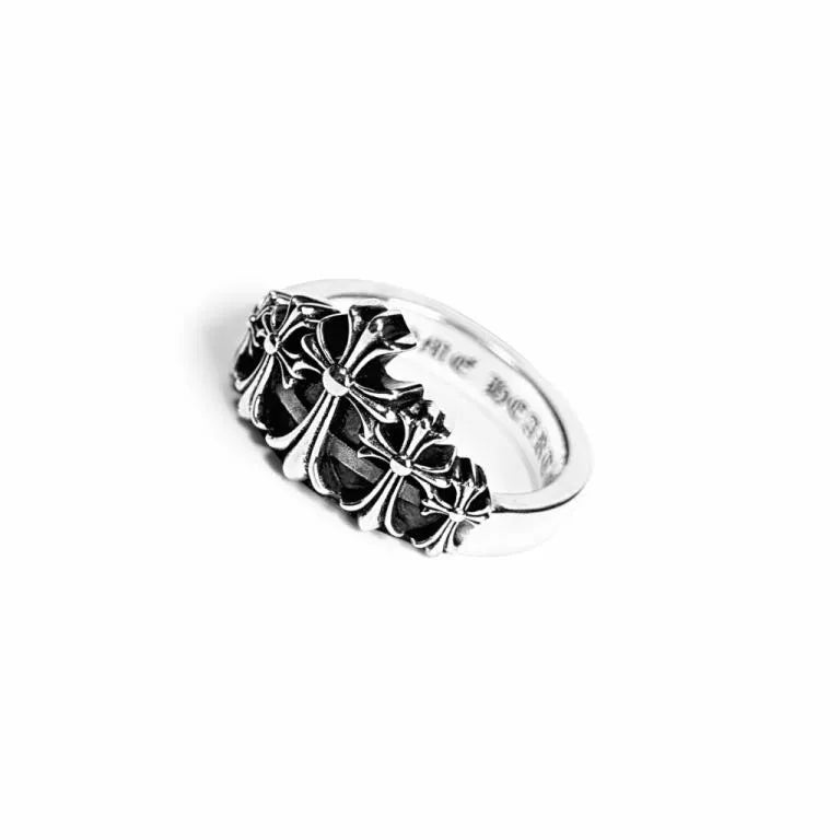 Chrome-Hearts CROSS CROWN RING
